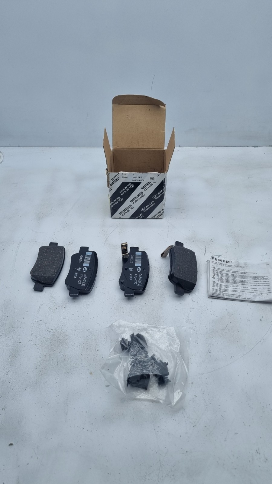 Pomili Freni e ricambi Toyota Avensis 446605041 pastiglie freni