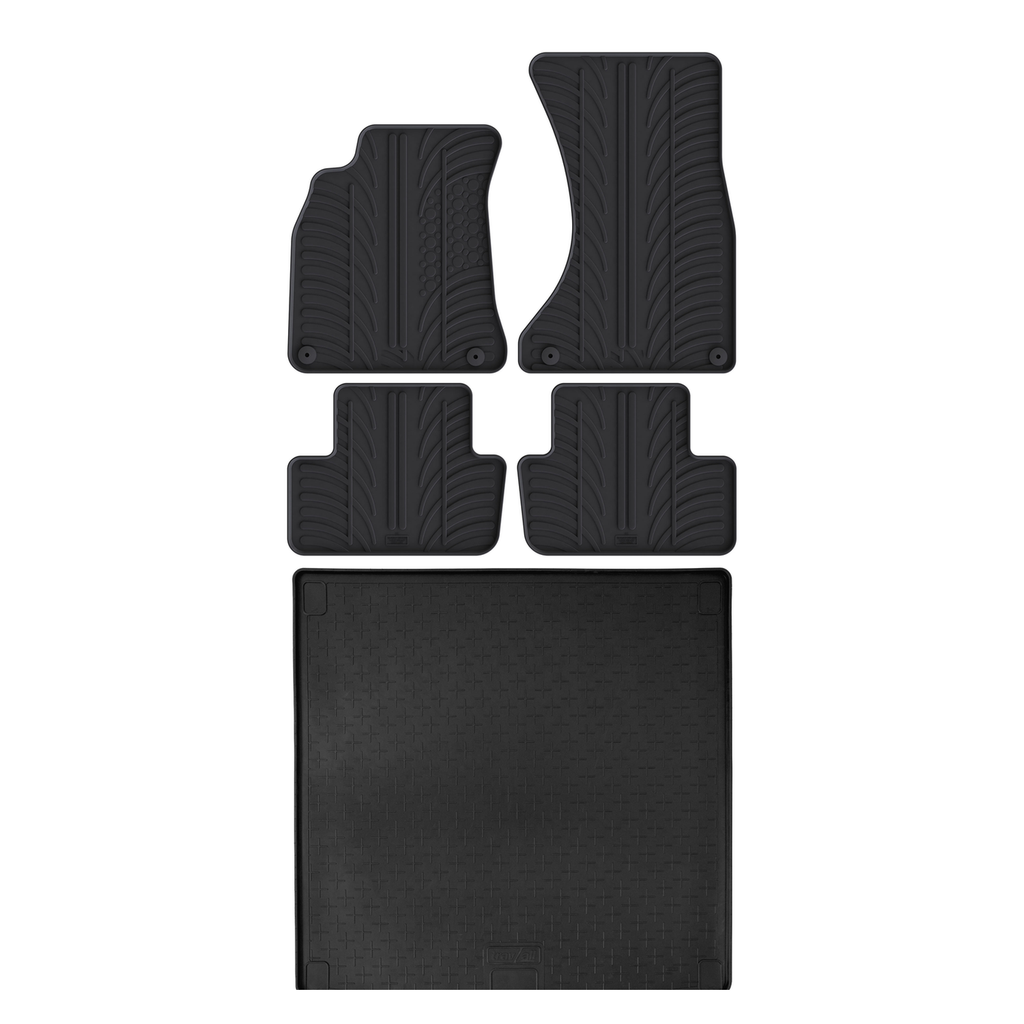 Travall Bundles Audi A4 protezione bagagliaio e tappetini 2008-2016 resistenti