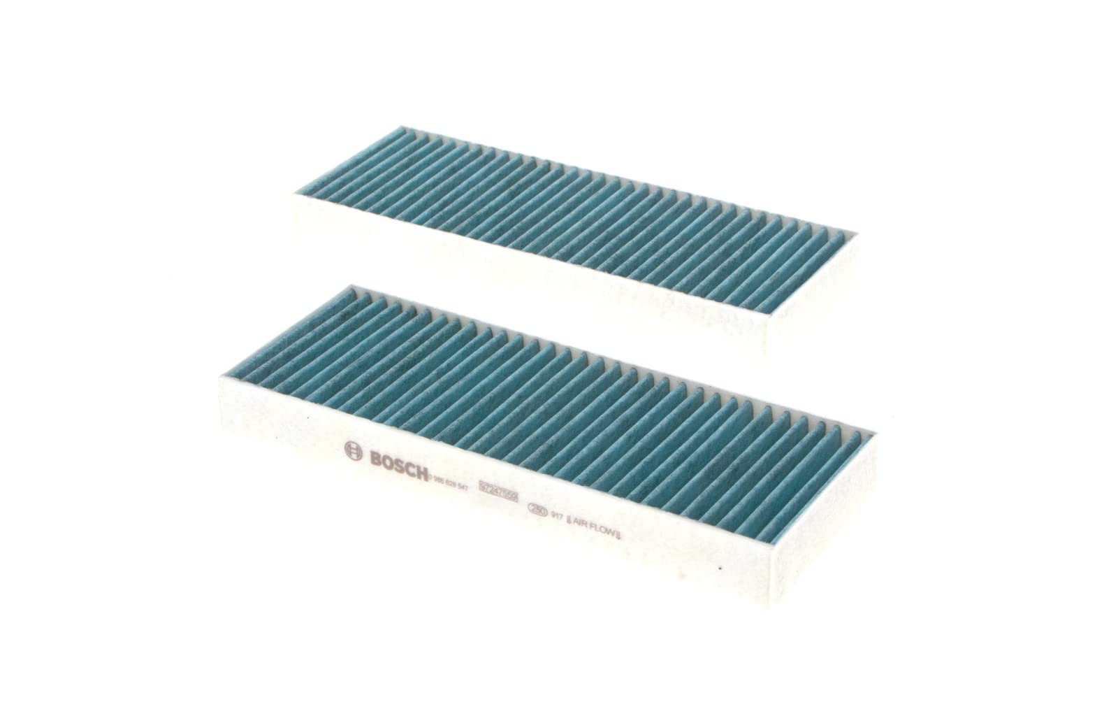 Bosch HCP Filtri 0986628547 filtro abitacolo antibatterico antiodore 2 pezzi
