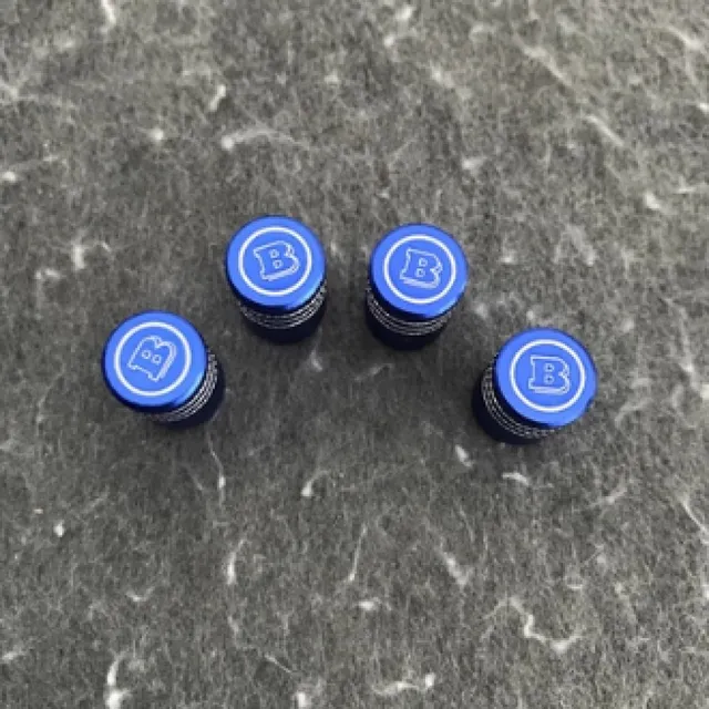 Xtreme Racing Tappini Coprivalvola Blu Brabus 4 pezzi in alluminio
