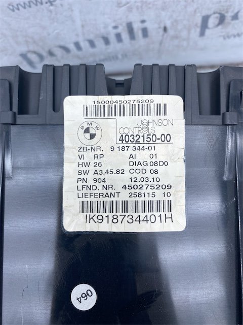 Pomili Rivestimenti interni e parti interne BMW X1 E84 quadro strumenti completo