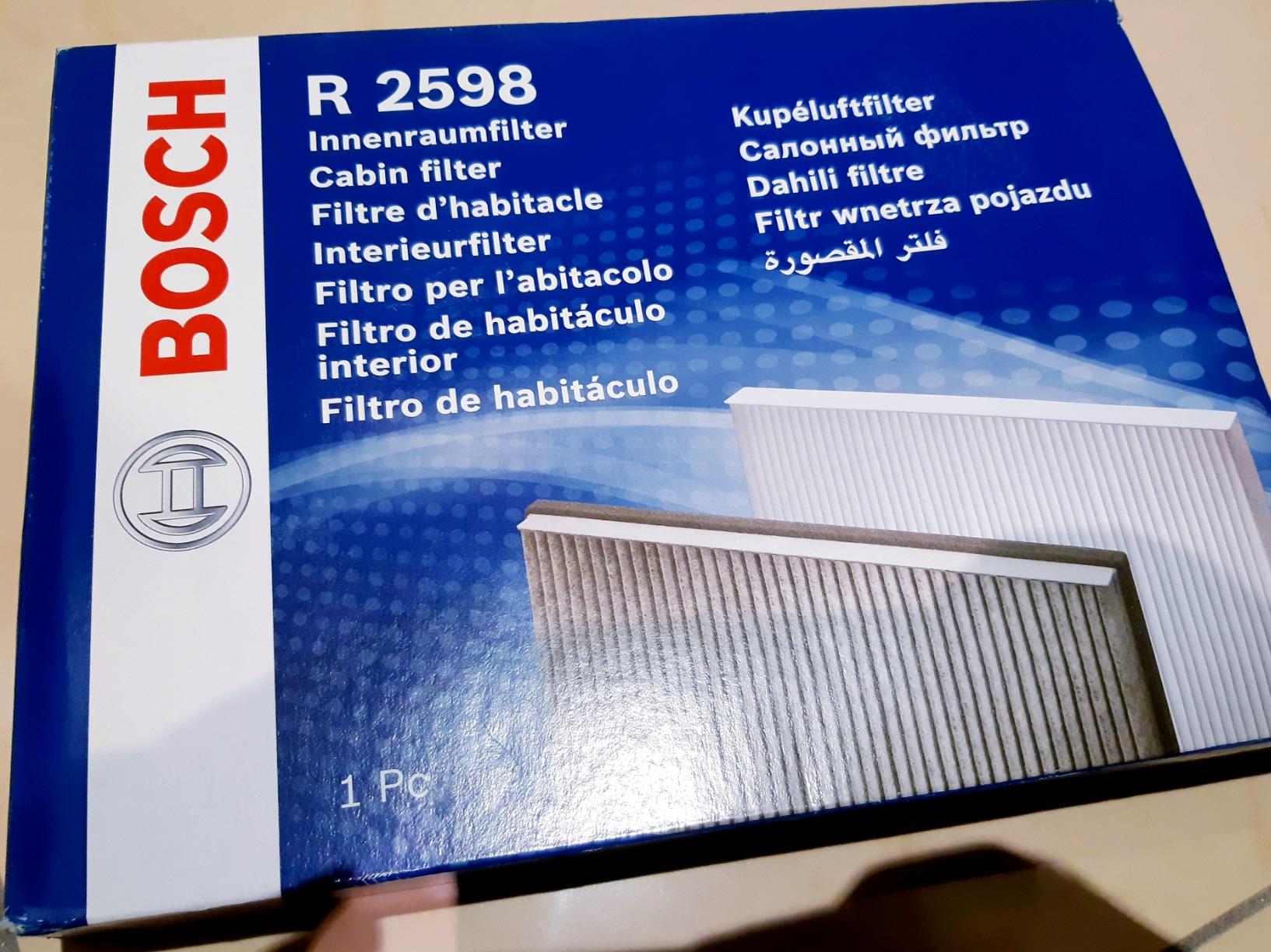 Bosch HCP Filtri 1987432598 filtro abitacolo carboni attivi antiodore