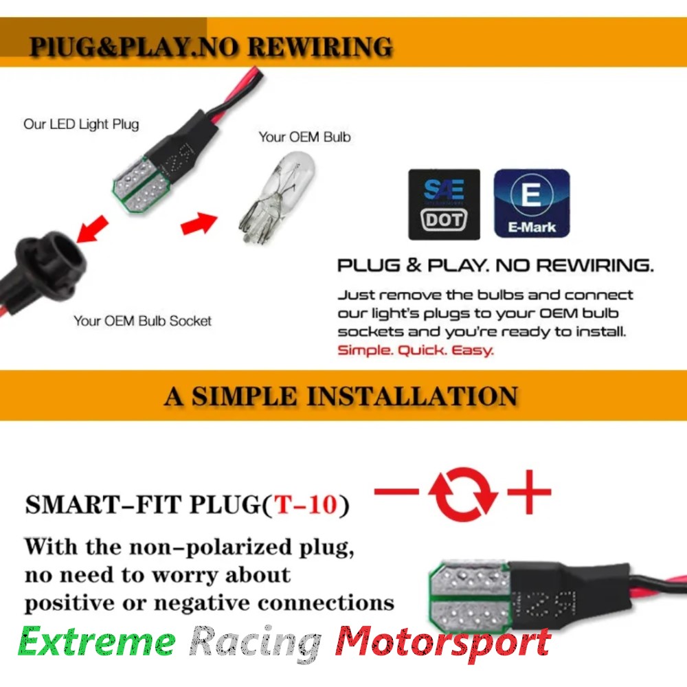 Xtreme Racing Indicatori di Direzione LED Ford Galaxi 95-00 dinamici fumè