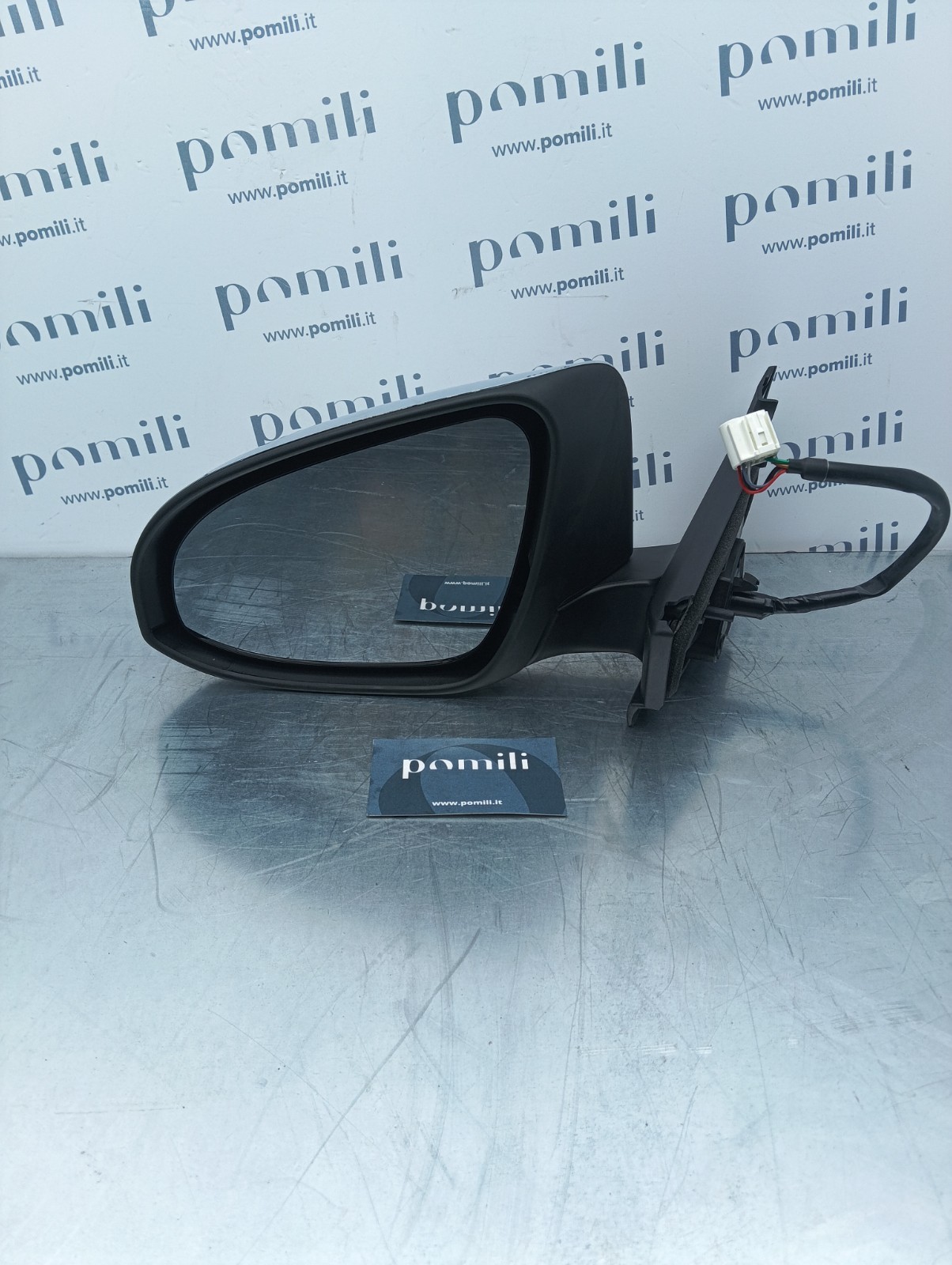 Pomili Cristalli Specchietto Toyota Yaris sinistro elettrico riscaldato 87940-0D590 argento