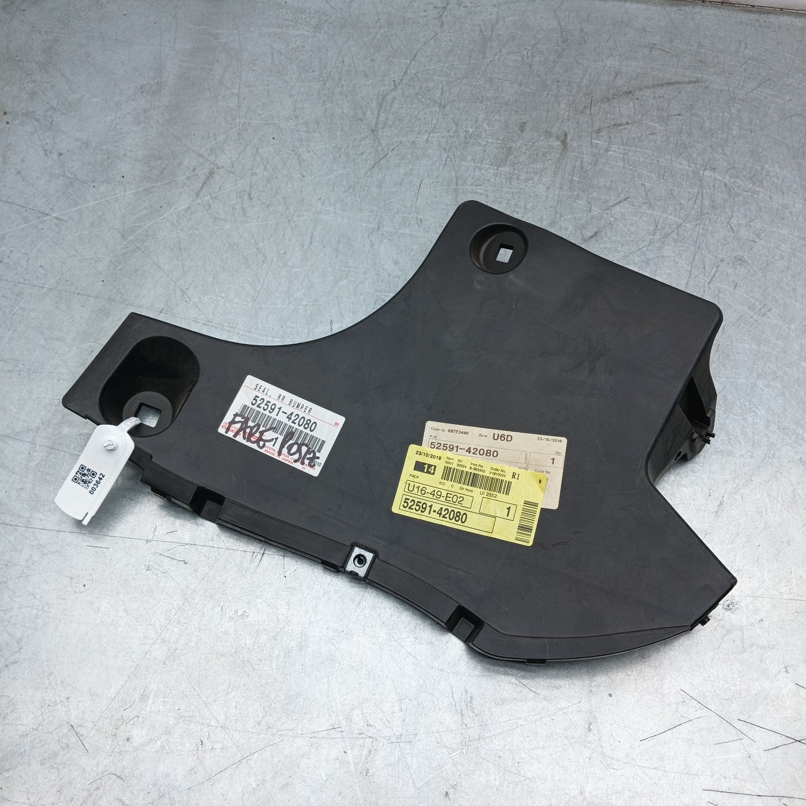 Pomili Lamierati esterni Toyota RAV4 paraspruzzi posteriore sinistro 2013-2016 OEM 52591-42080