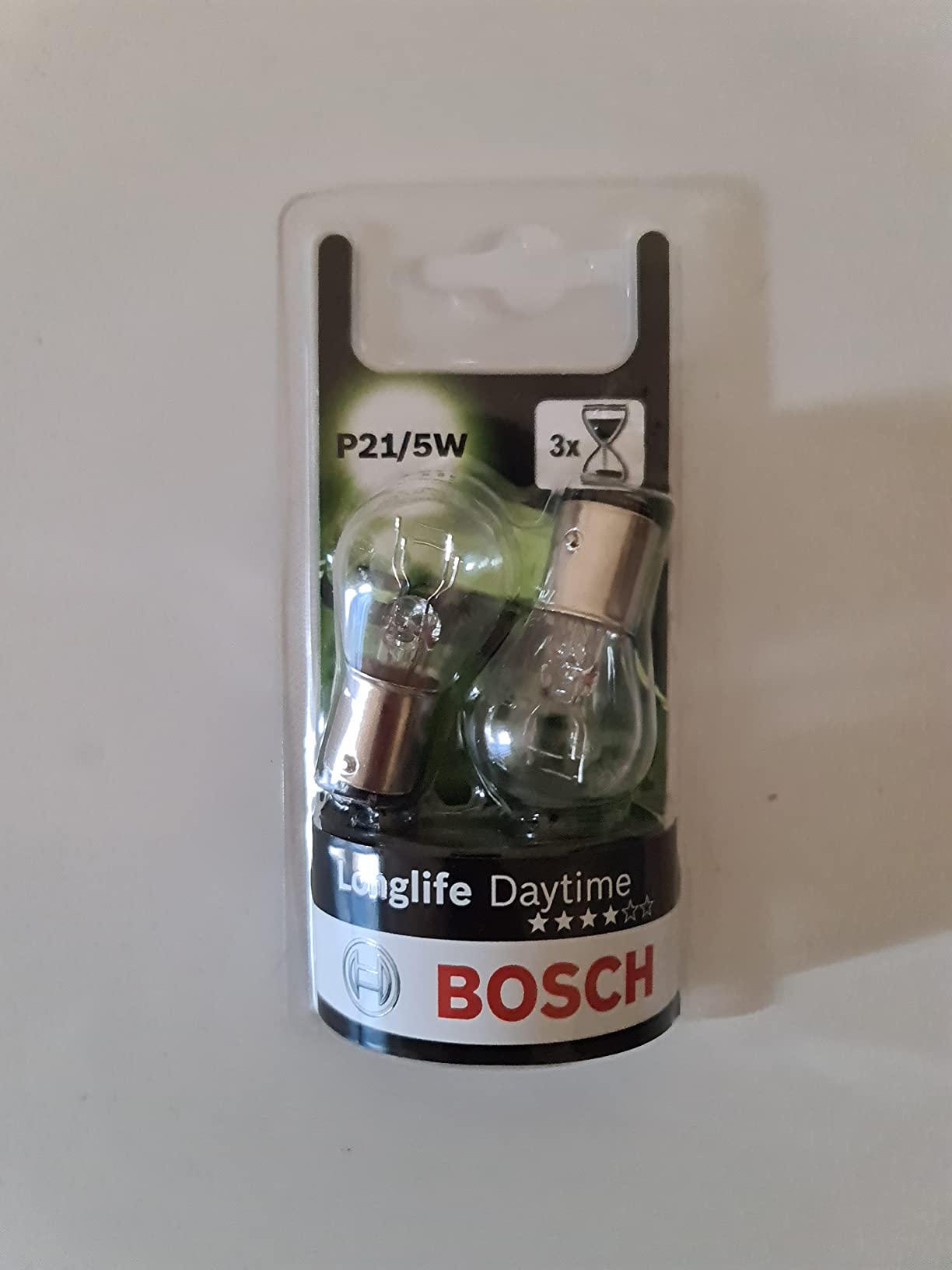 Bosch HCP Lampadine e illuminazione P21/5W Longlife Daytime alogene 12 V 2 pezzi