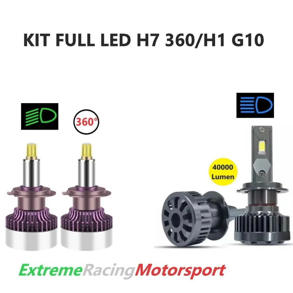 Xtreme Racing Kit Illuminazione LED H7 360 25K kit lampade LED 12 V 6000K