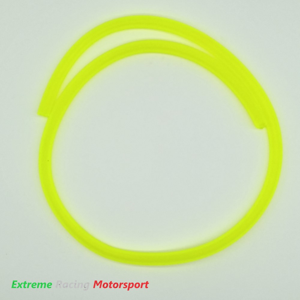 Xtreme Racing Impianto Carburante e Regolatori di Pressione Tubo siliconico carburante 5×7 mm giallo clear 1 m