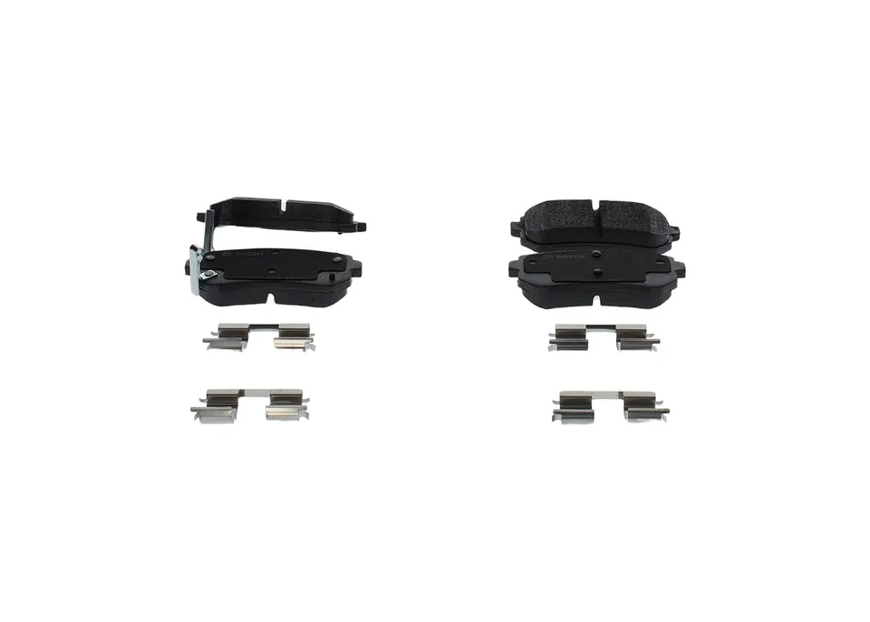 Bosch Sistema frenante 0986494627 pastiglie freno kit Low-Metallic