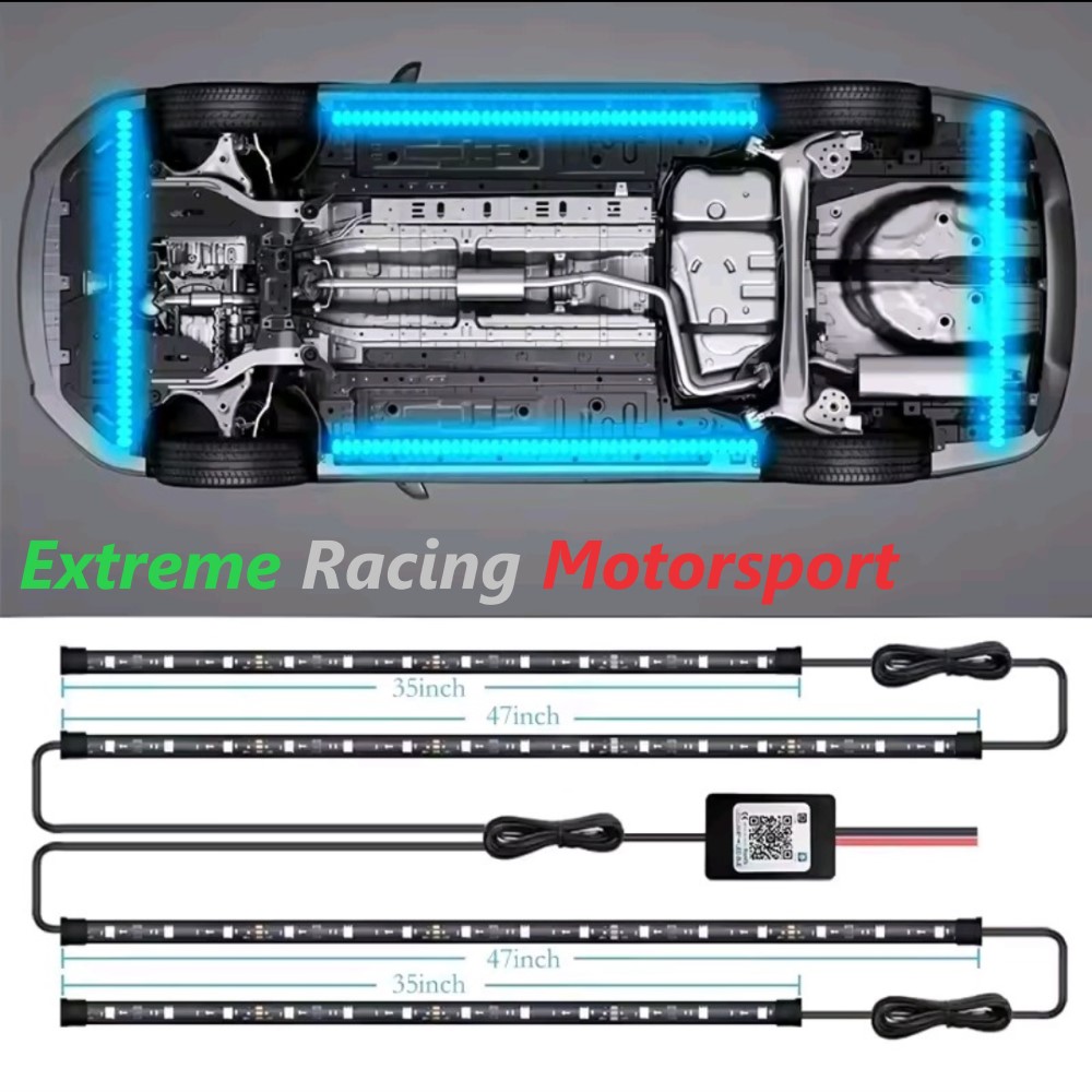 Xtreme Racing Kit Illuminazione LED Undercar Multicolor telecomando infrarossi