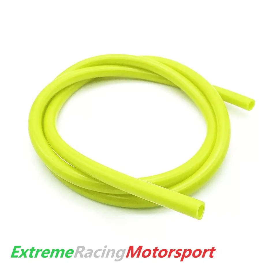 Xtreme Racing Tubo Siliconico Carburante 5×7 mm Giallo Fluo 1 m bassa pressione