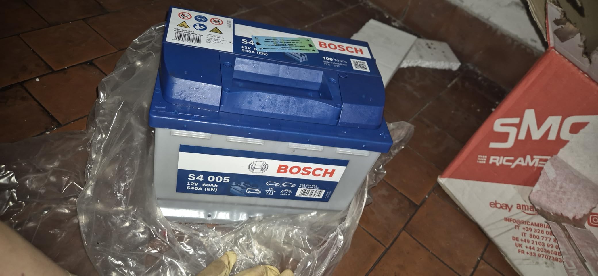 Bosch Batterie S4005 batteria auto 60 Ah 1 pezzo senza manutenzione