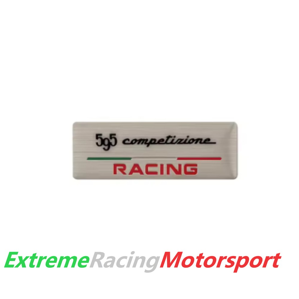 Xtreme Racing Decorazioni Auto Stemma Interno 595 Competizione Silver 6,5 x 2,3 cm