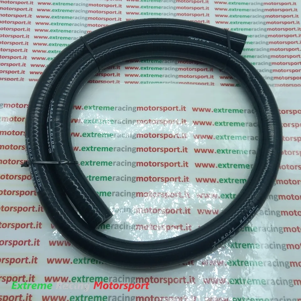 Xtreme Racing Impianto Carburante e Regolatori di Pressione Tubo siliconico racing 8 mm nero 1 m rinforzato