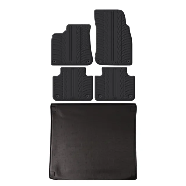 Travall Bundles VW Touareg (2018-2026) kit tappetini e vasca baule in gomma