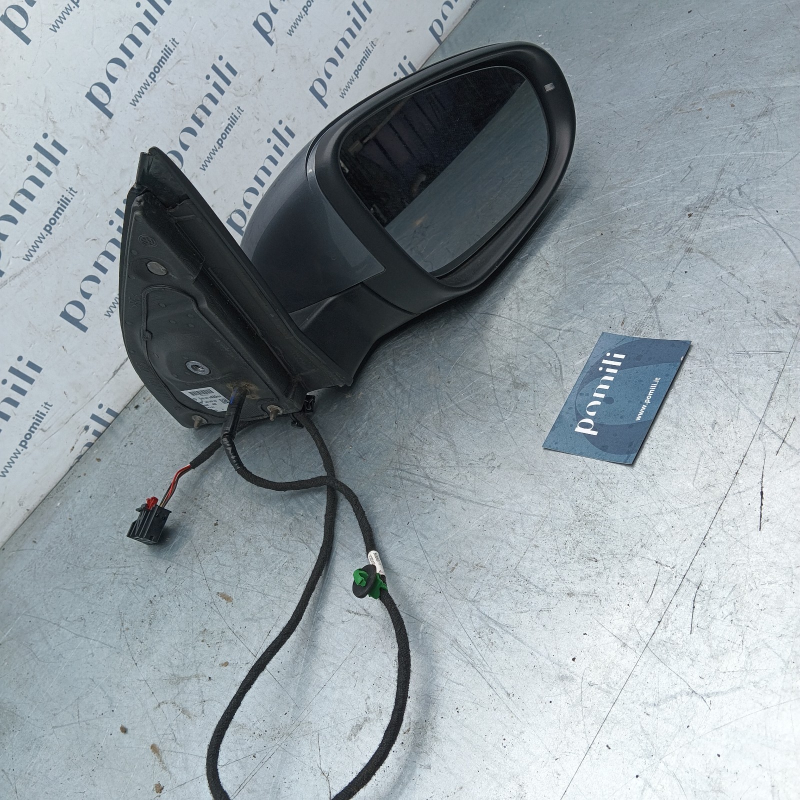 Pomili Cristalli Volkswagen Golf VI 5K0857934.B specchietto destro usato