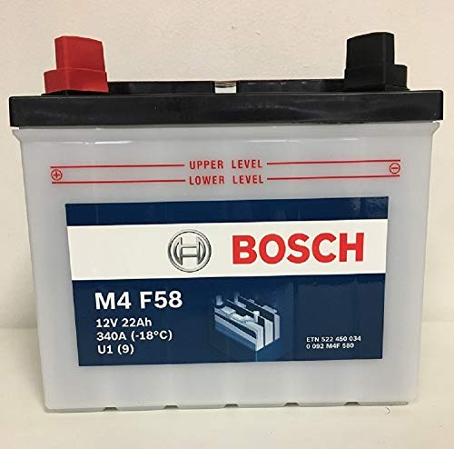 Bosch Batterie 0 092 M4F 580 batteria avviamento 12 V 28 Ah