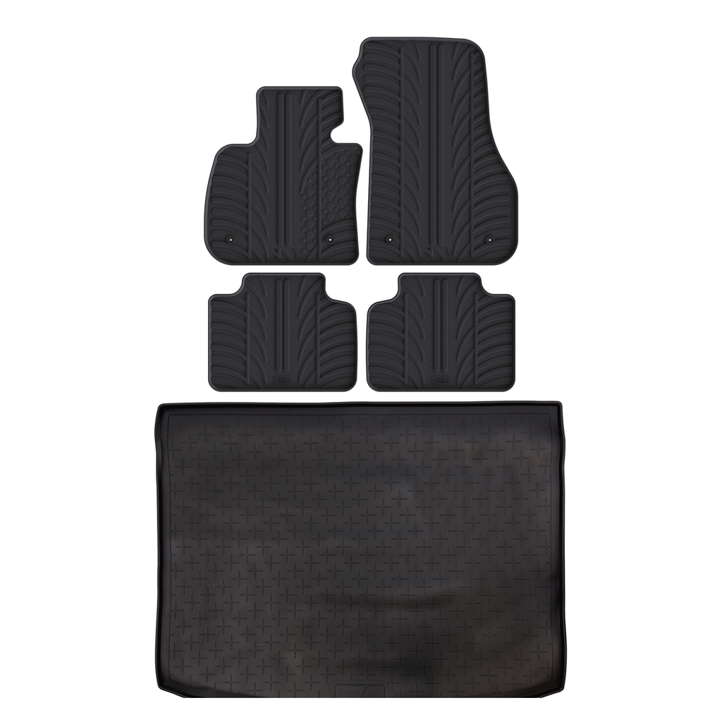 Travall Bundles BMW 2 Series Active Tourer 2014-2021 tappetini e vasca baule in gomma