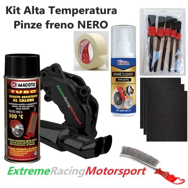 Xtreme Racing ERM Pro kit vernice pinze freno nero alta temperatura