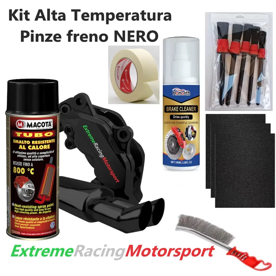 Xtreme Racing ERM Pro kit vernice pinze freno nero alta temperatura