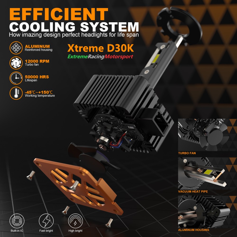 Xtreme Racing Kit Illuminazione LED DSeries D30 D1S kit conversione xenon LED