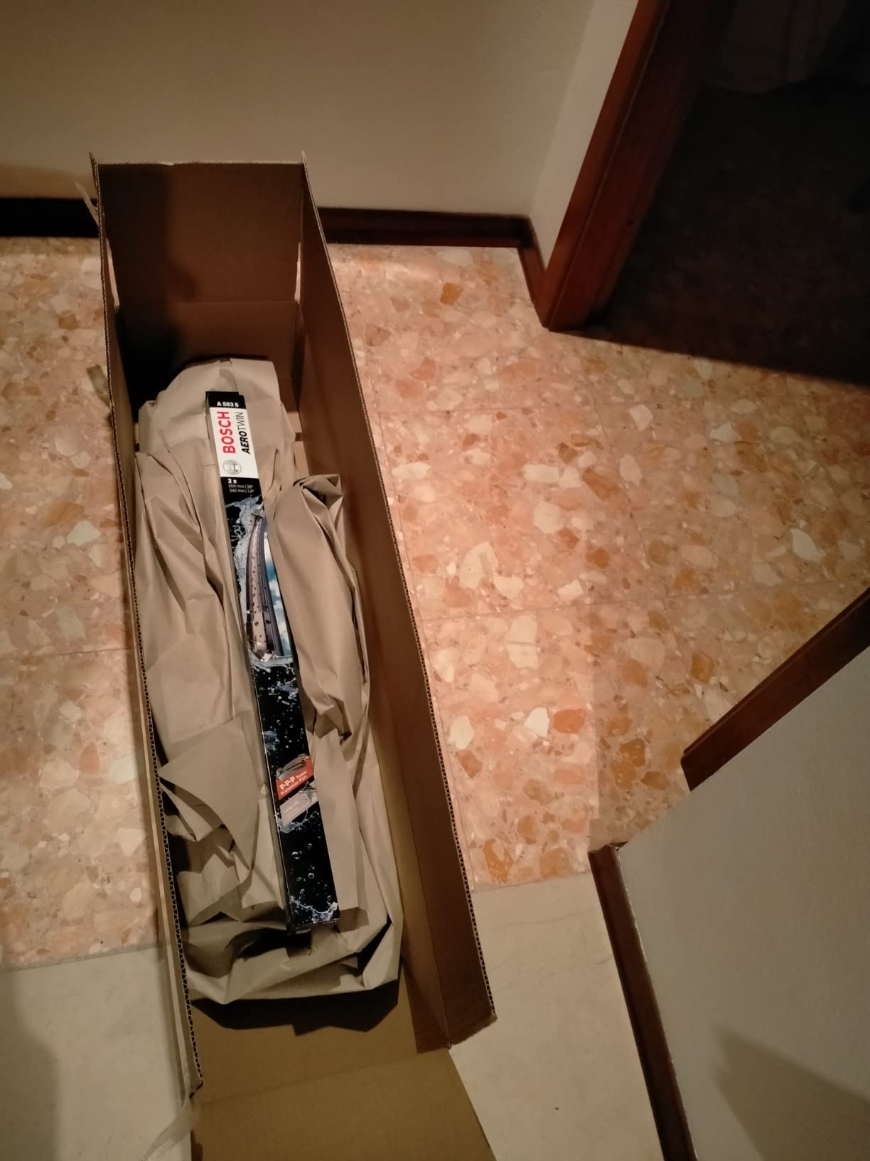 Bosch Spazzole tergicristallo Aerotwin A583SS anteriori 2 pezzi flat blade