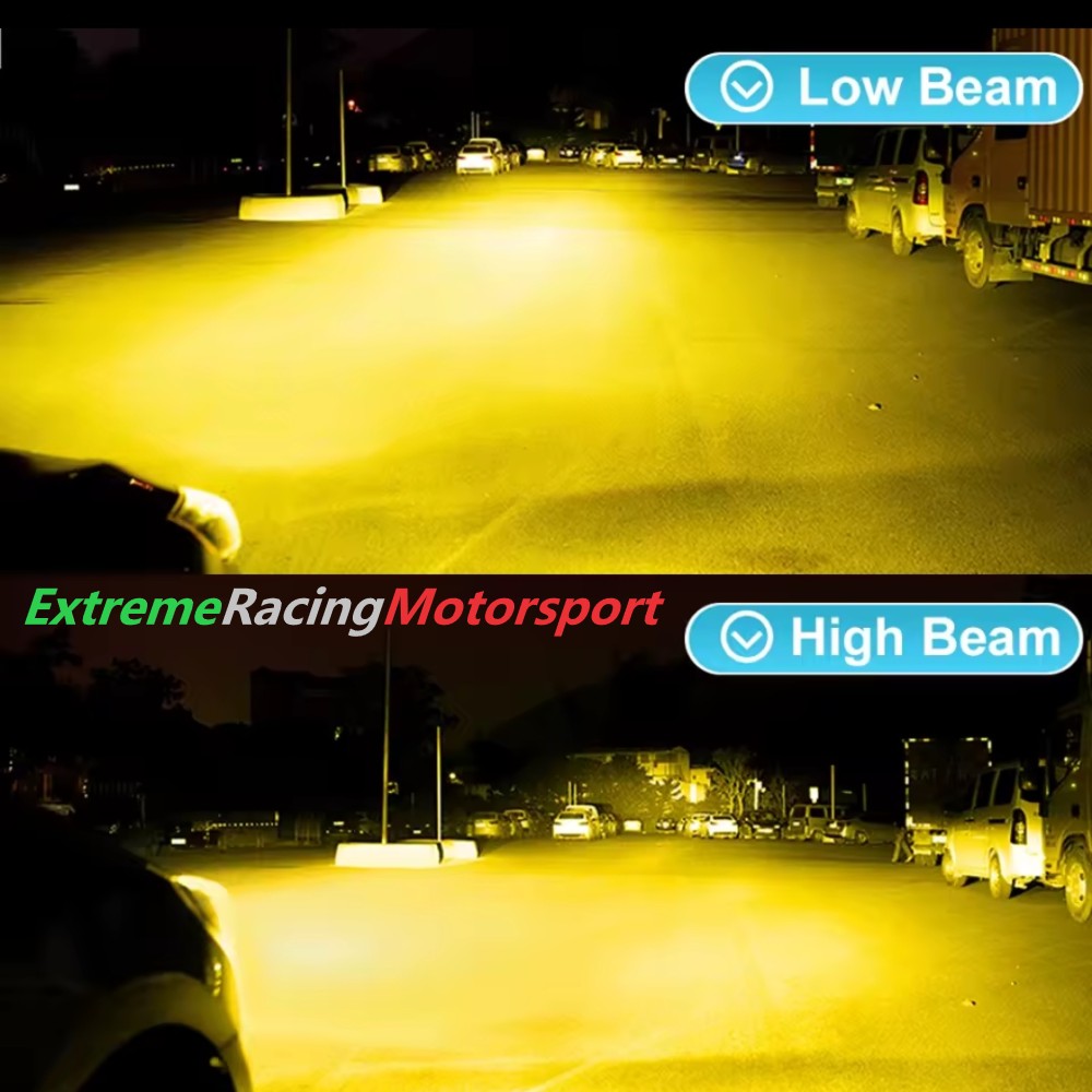 Xtreme Racing Lampadine LED ERM H4 alogene 2800K coppia gialla