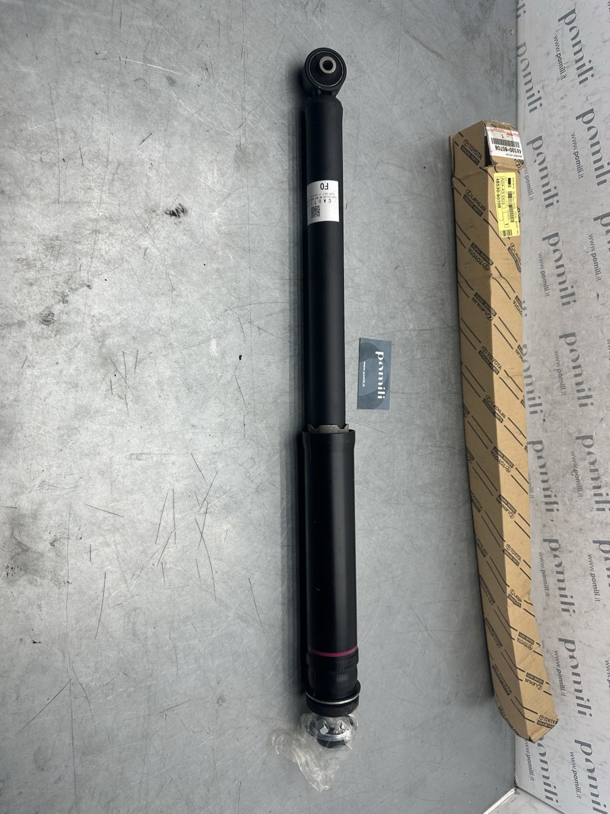 Pomili Sterzo e ammortizzatori Toyota ammortizzatore posteriore sinistro 48530-80708