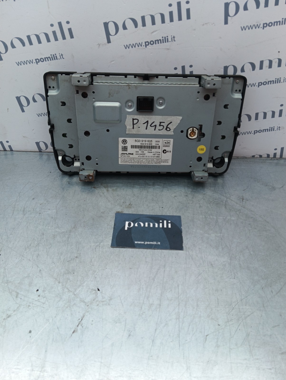 Pomili Elettronica/batteria ibride Volkswagen Golf VII 5G0919605 display multifunzione