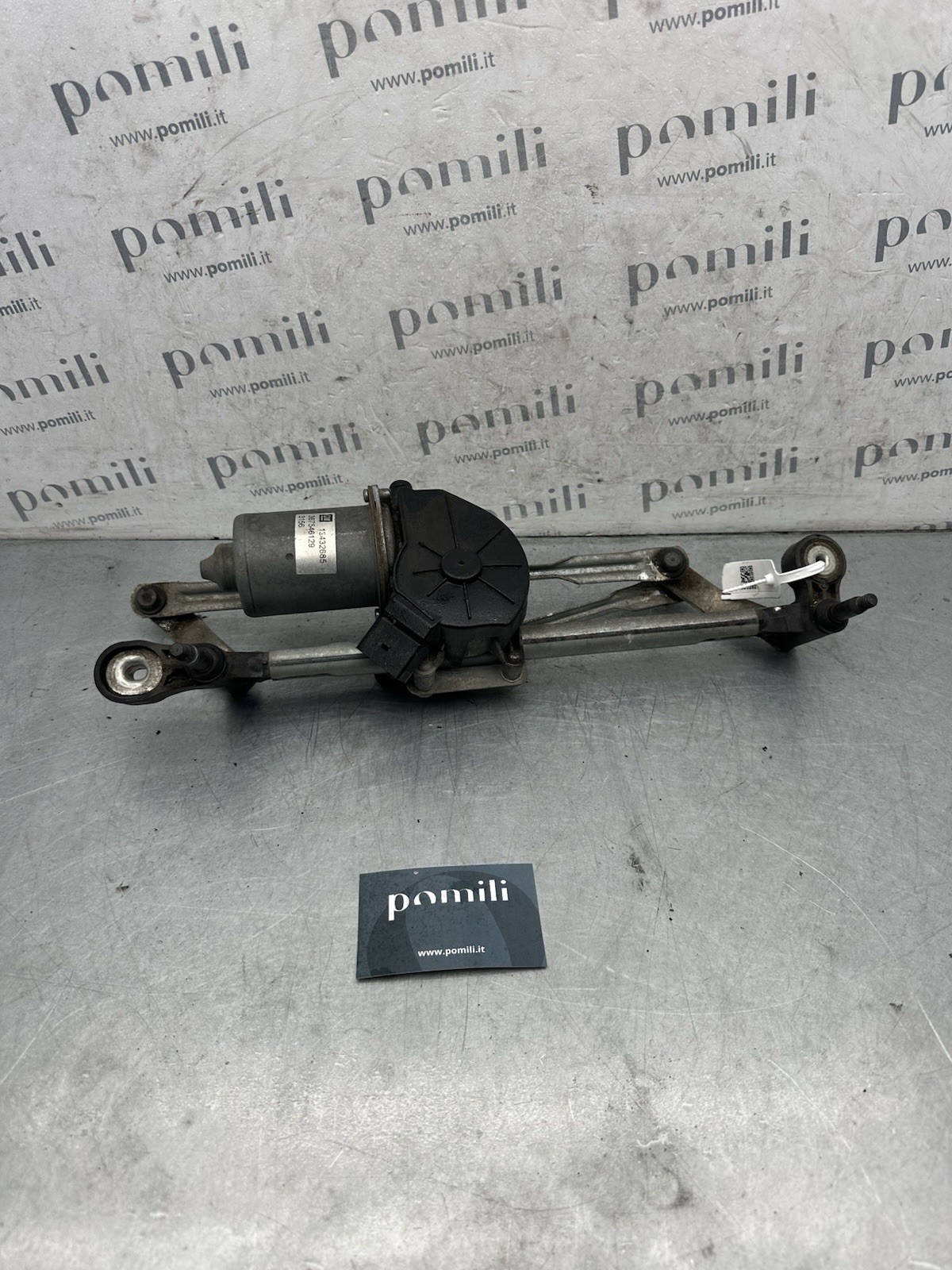 Pomili Cristalli motorino tergicristallo anteriore Opel Corsa E Adam 13432685 usato 12 V