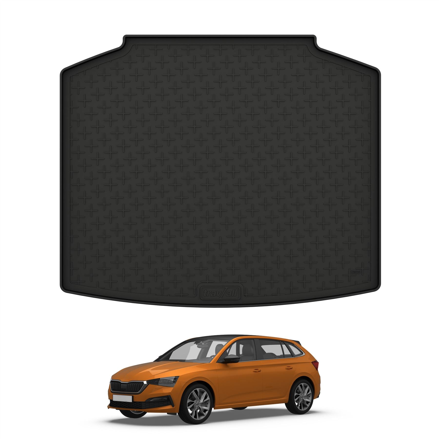 Travall Trunk Liners Skoda Scala 2019- vasca bagagliaio gomma