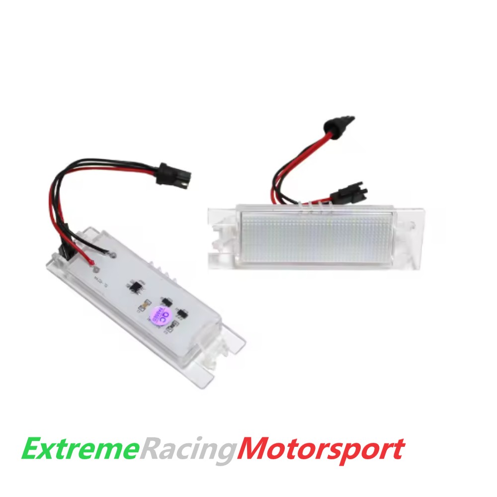 Xtreme Racing Accessori per Illuminazione LED Opel Corsa D placchette luci targa LED coppia bianca