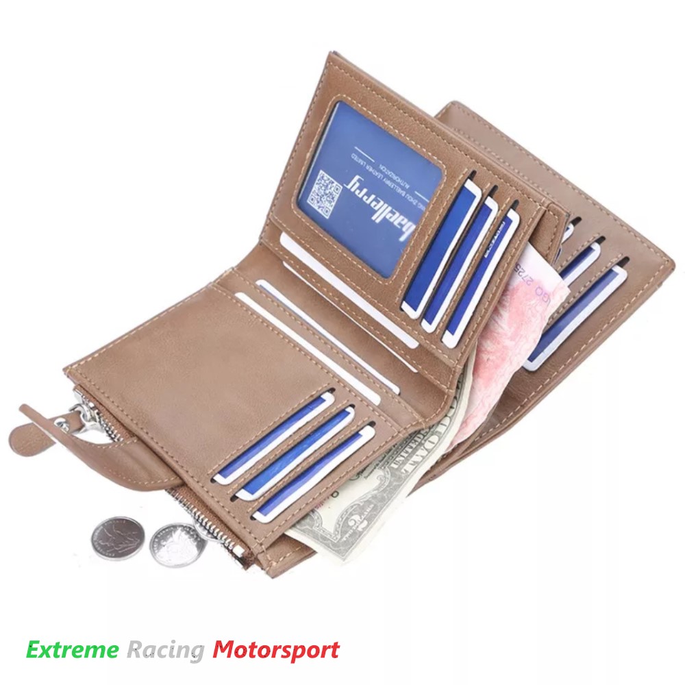 Xtreme Racing Portafogli e Articoli in Ecopelle Portafoglio Typ 3 Caffè