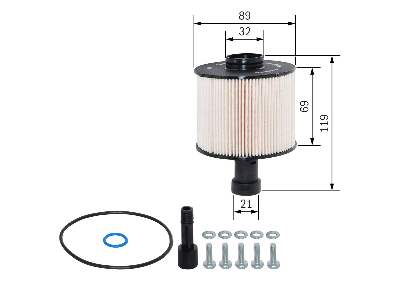Bosch HCP Filtri F026402825 filtro carburante diesel