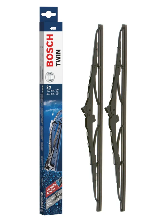 Bosch Spazzole tergicristallo 3397118610 Twin set 2 pezzi anteriori 400 mm
