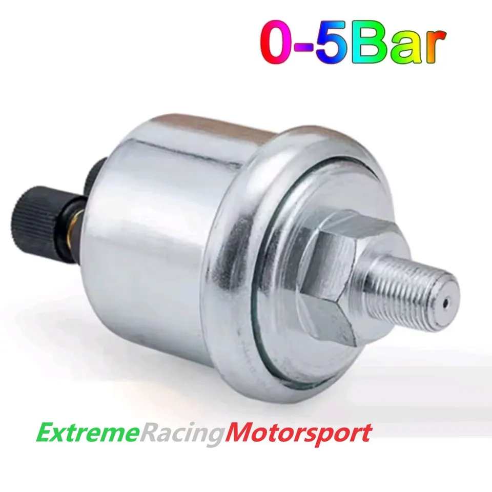 Xtreme Racing Impianto Carburante e Regolatori di Pressione Bulbo Pressione Olio Motore 0-5 Bar