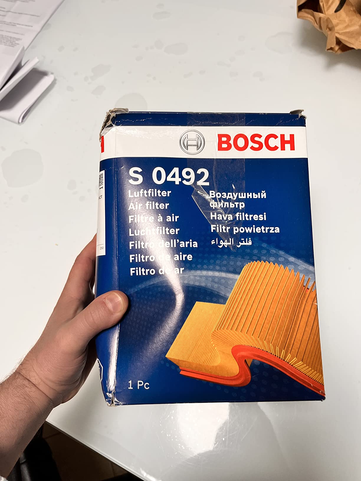 Bosch HCP Filtri F026400492 filtro aria elemento filtrante
