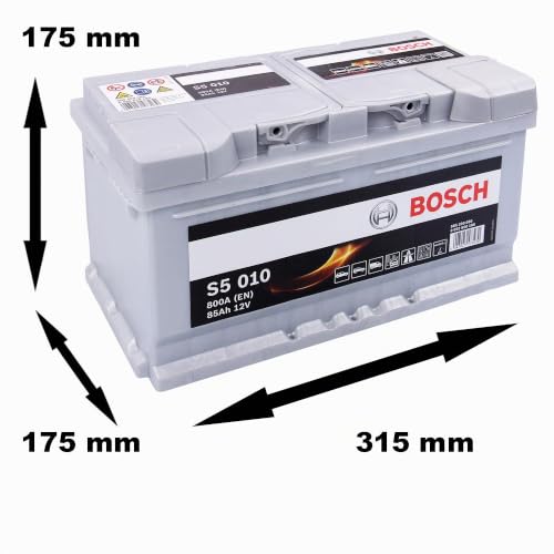 Bosch Batterie S5010 batteria auto 85 Ah 800 A piombo-acido