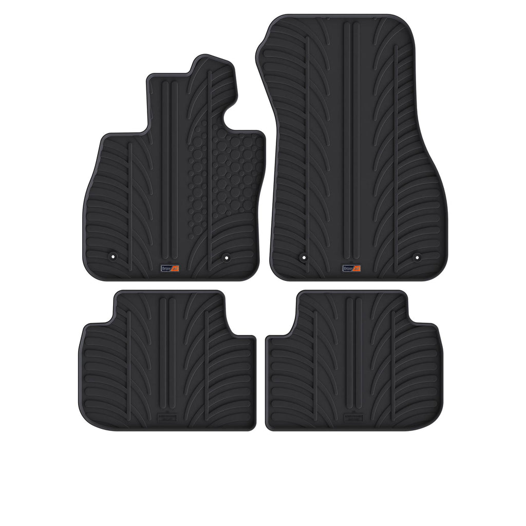 Travall Car Mats BMW 1 Series tappetini in gomma 2019-2024 sagomati