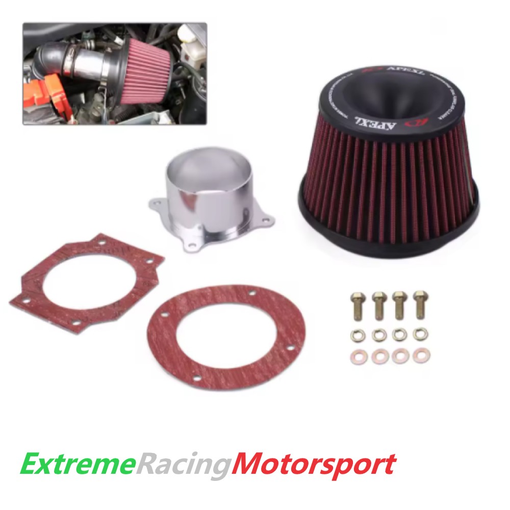 Xtreme Racing Filtri Aria filtro aspirazione diretta 76 mm a cono rosso