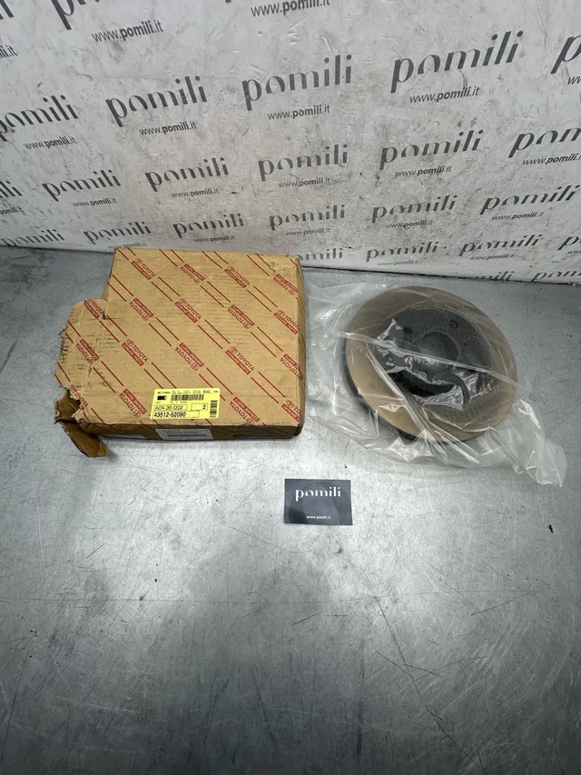 Pomili Freni e ricambi Toyota Yaris dischi freno anteriori 43512-52090 ventilati coppia