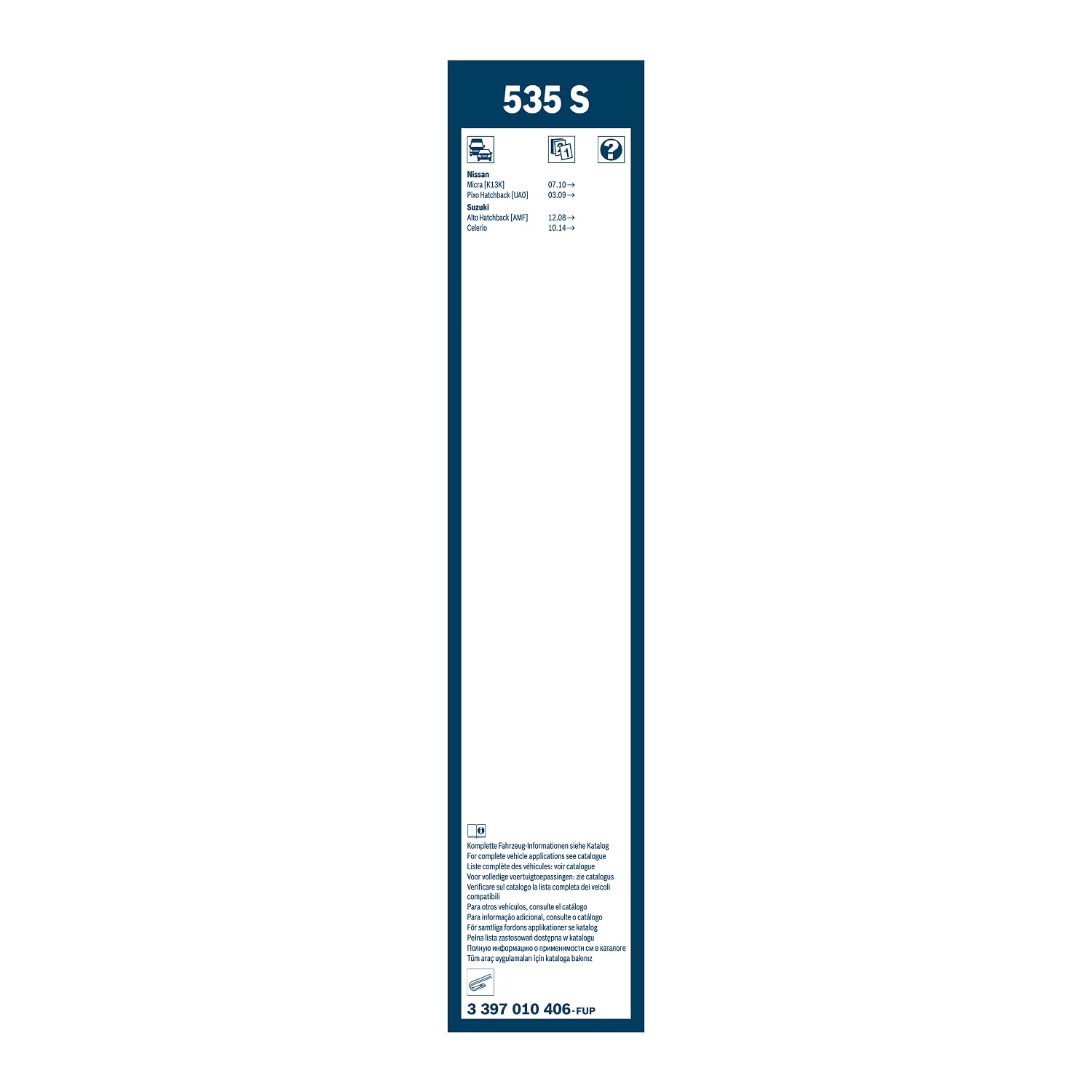 Bosch Spazzole tergicristallo Twin 3397010406