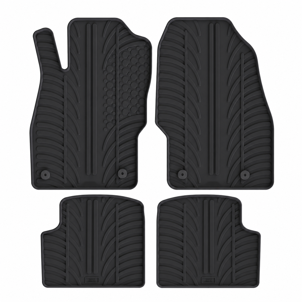Travall Car Mats Vauxhall Corsa 2006-2014 tappetini in gomma