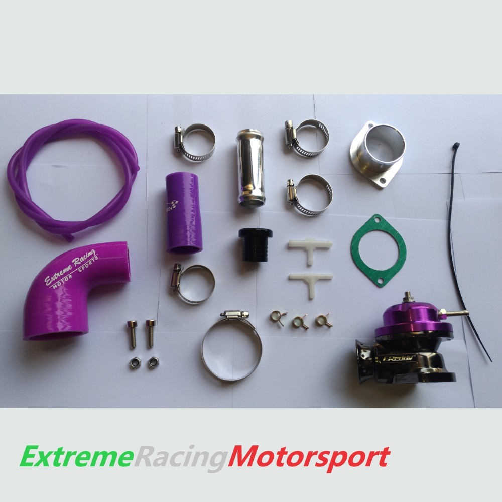 Xtreme Racing Impianto Carburante e Regolatori di Pressione Kit Valvola Pop Off ERM RS Purple Abarth 500