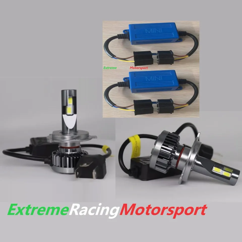 Xtreme Racing Lampadine LED ERM G10 40K H4 Mini Cooper, 6000 K, coppia CANBUS