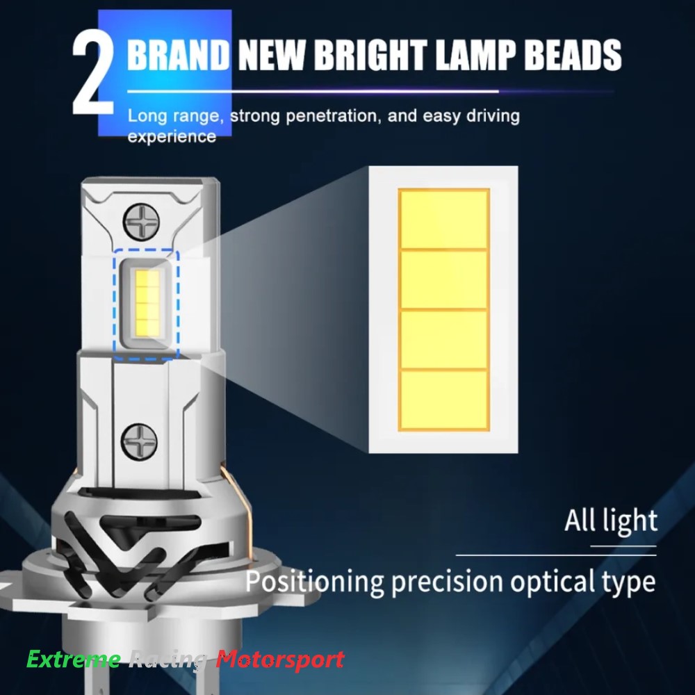 Xtreme Racing Lampadine LED ERM I16S H7 lampade Plug&Play 6500K 100W coppia CANBUS