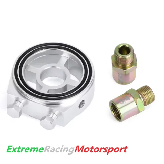 Xtreme Racing Impianto Carburante e Regolatori di Pressione adattatore sensori olio alluminio silver