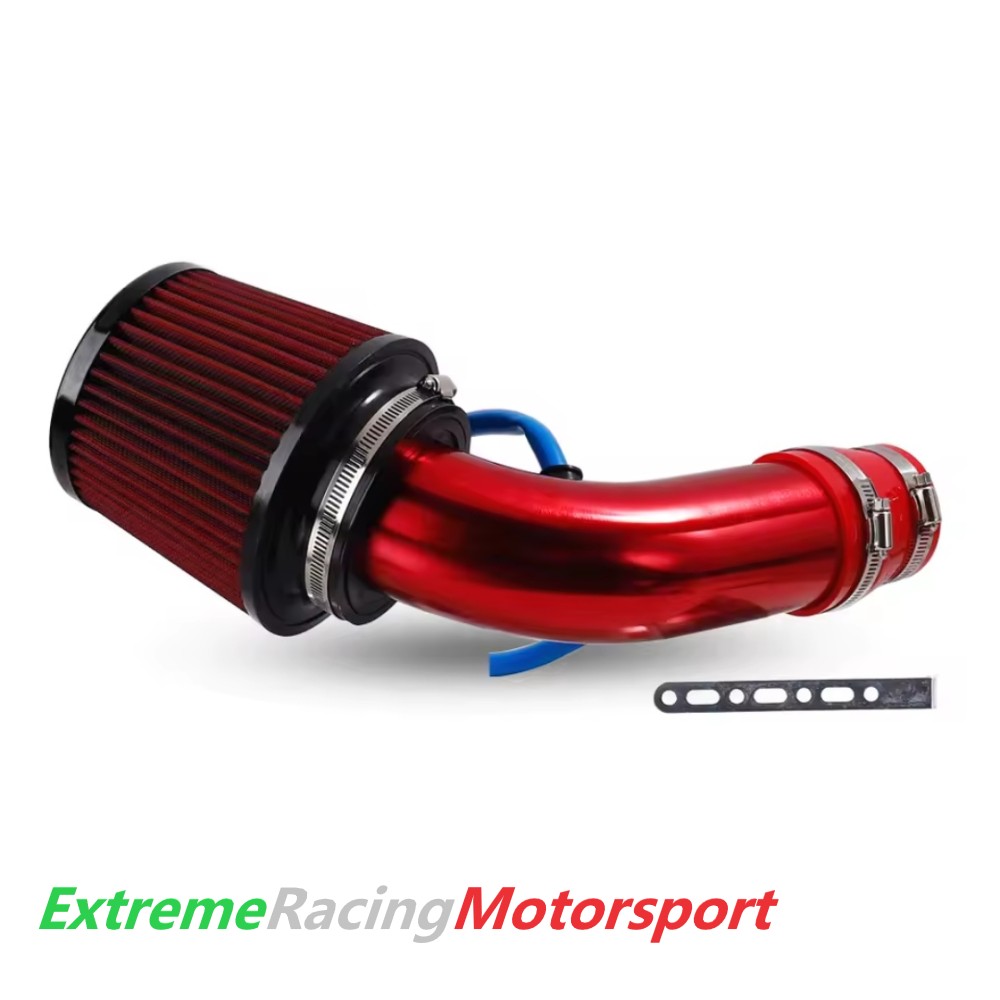 Xtreme Racing Filtri Aria Kit Filtro Aria Aspirazione Diretta Rosso filtro cono 76 mm