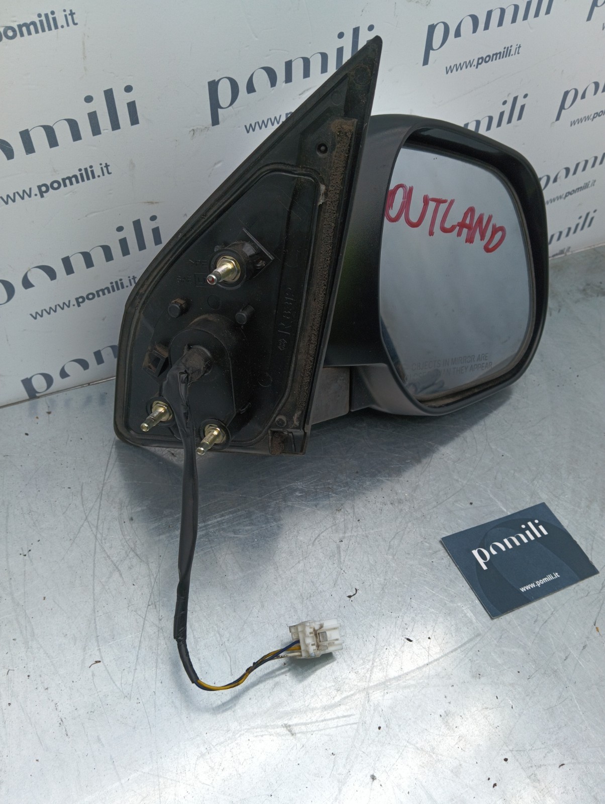 Pomili Cristalli Mitsubishi Outland 0225889 specchietto destro usato