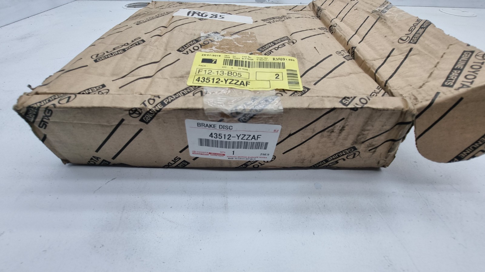 Pomili Freni e ricambi Disco freno Toyota Corolla 43512 YZZAF nuovo